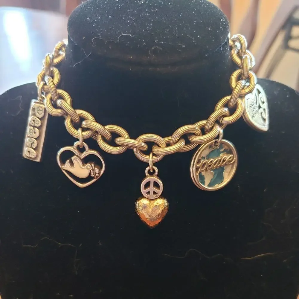 BRIGHTON dream peace 2007 charm bracelet - Picture 6 of 9